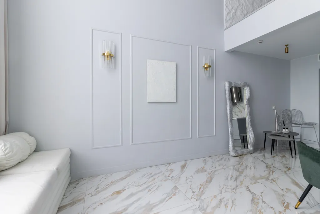 Двухуровневая студия с панорамным видом на город