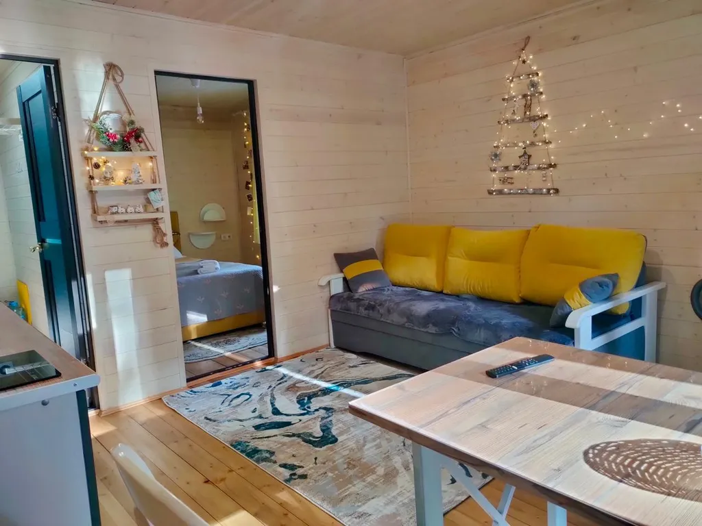 Коттедж Гостевые домики в стиле барн Hill bee — Архыз