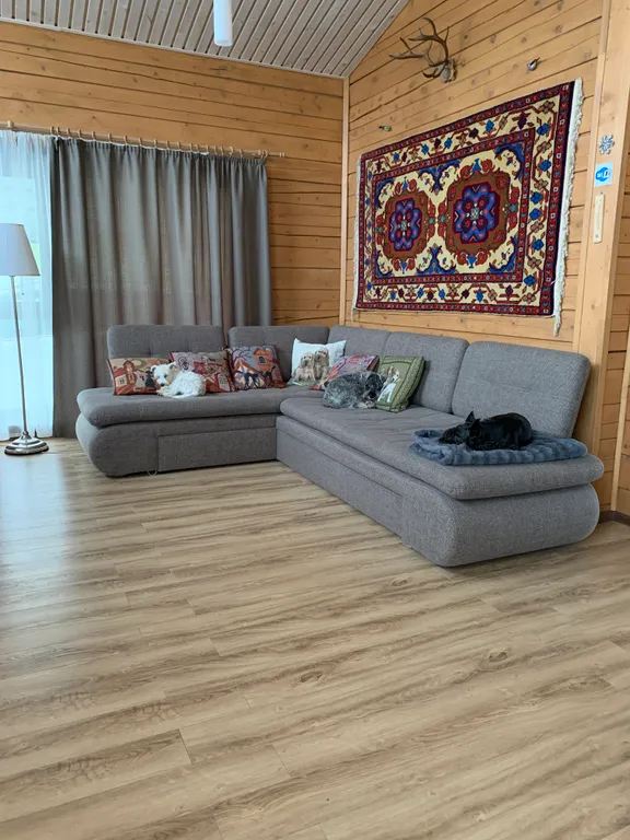 Коттедж Коттедж с камином, финская сауна русская баня на дровах — Ломоносов