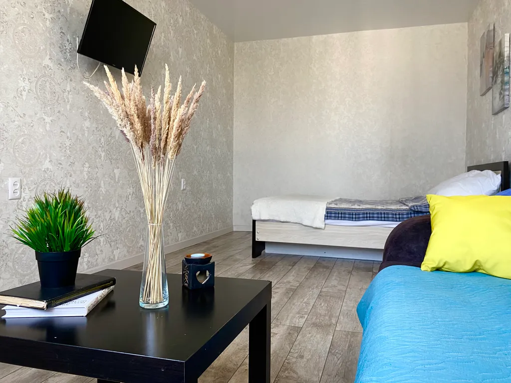 Уютная квартира студия с видом на Волгу