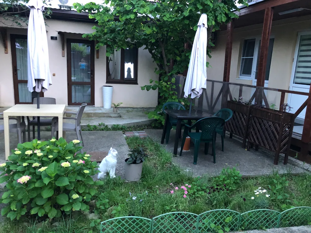 Уютный номер в новом домике в саду справа