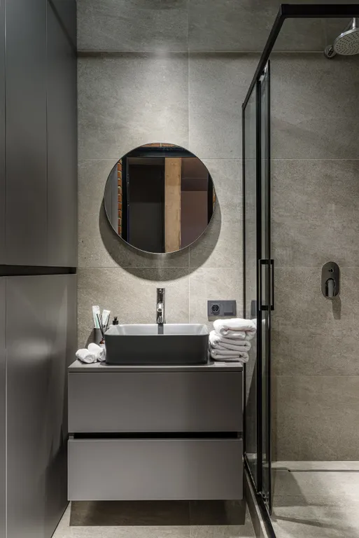 Стильная квартира-студия с видом на водохранилище