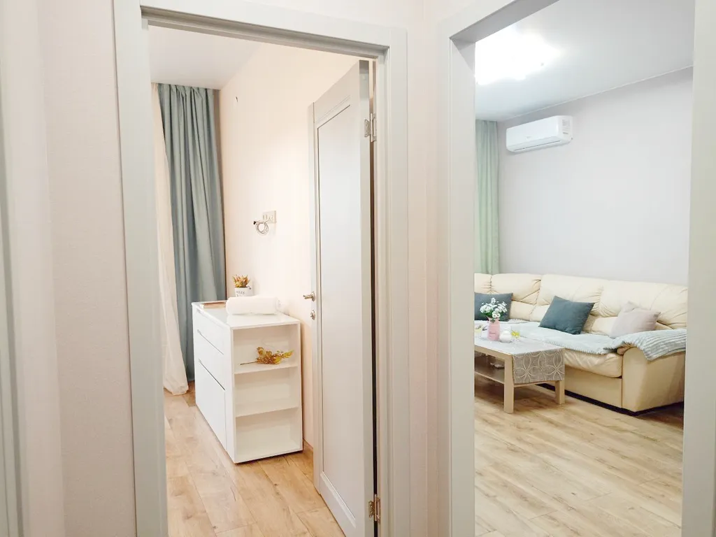 Уютная евродвушка с видом на Московскую площадь и реку Томь