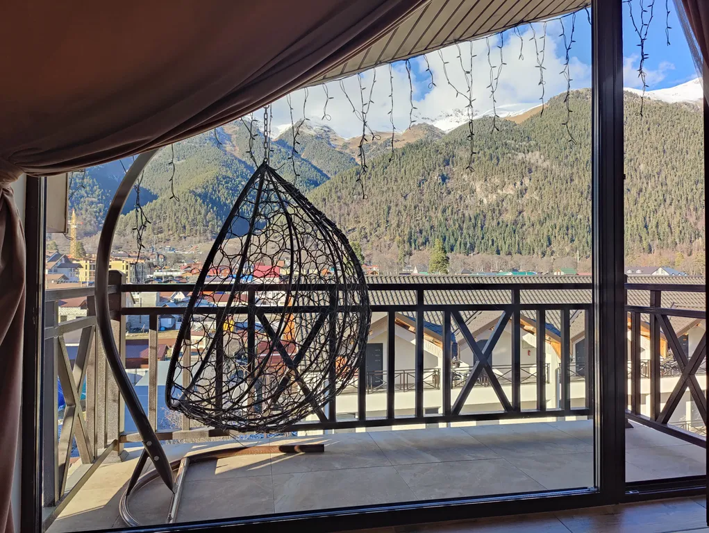 Квартира Квартира Супериор с балконом и видом на горы — Архыз