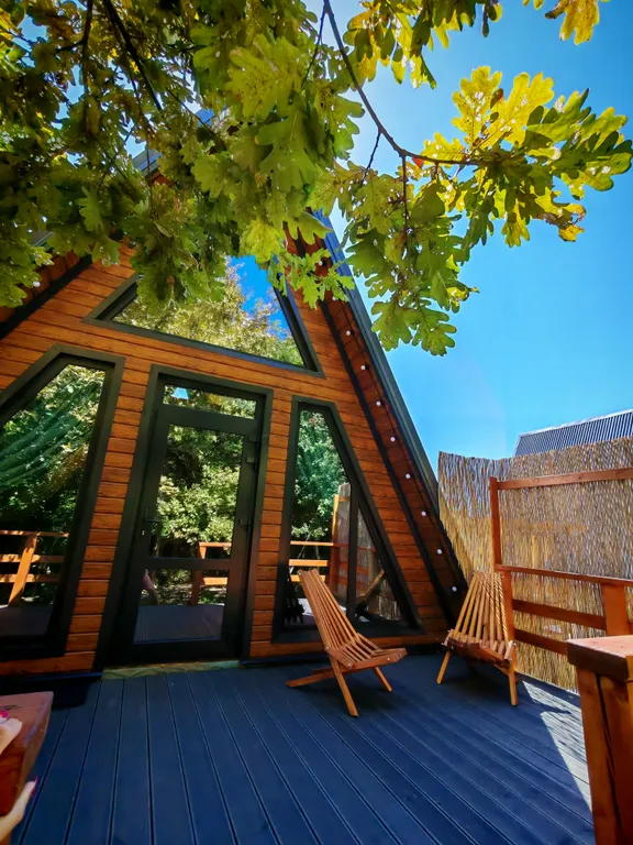 Коттедж Новый А-фрейм дом — Горячий Ключ