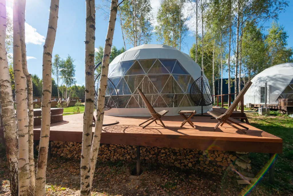 Коттедж Дом Сфера для отдыха и проживания на первой береговой линии — Шаховская