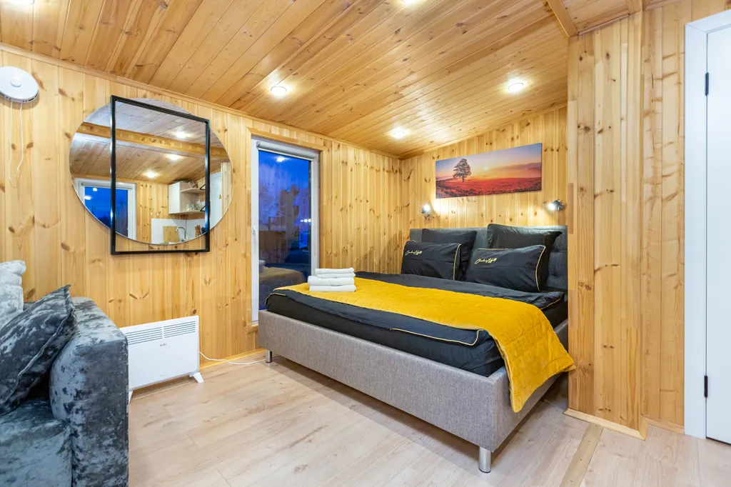 Семейный домик с финской сауной