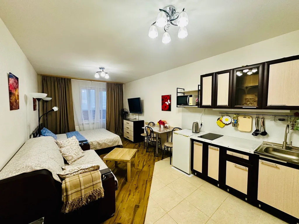 Уютная студия у метро Девяткино