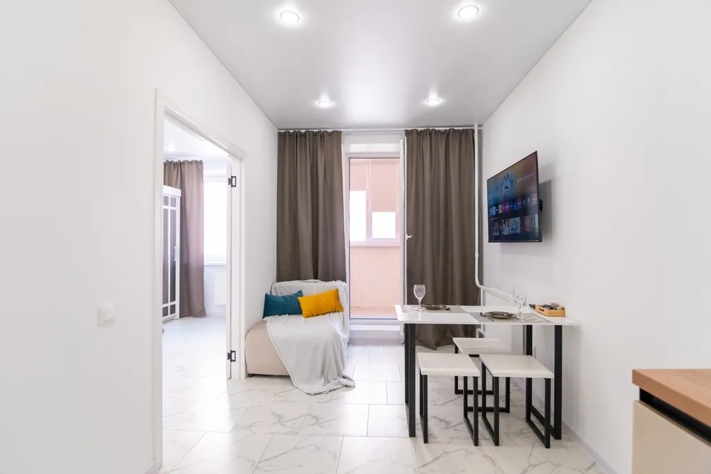 Апартаменты с стильным ремонтом на троих