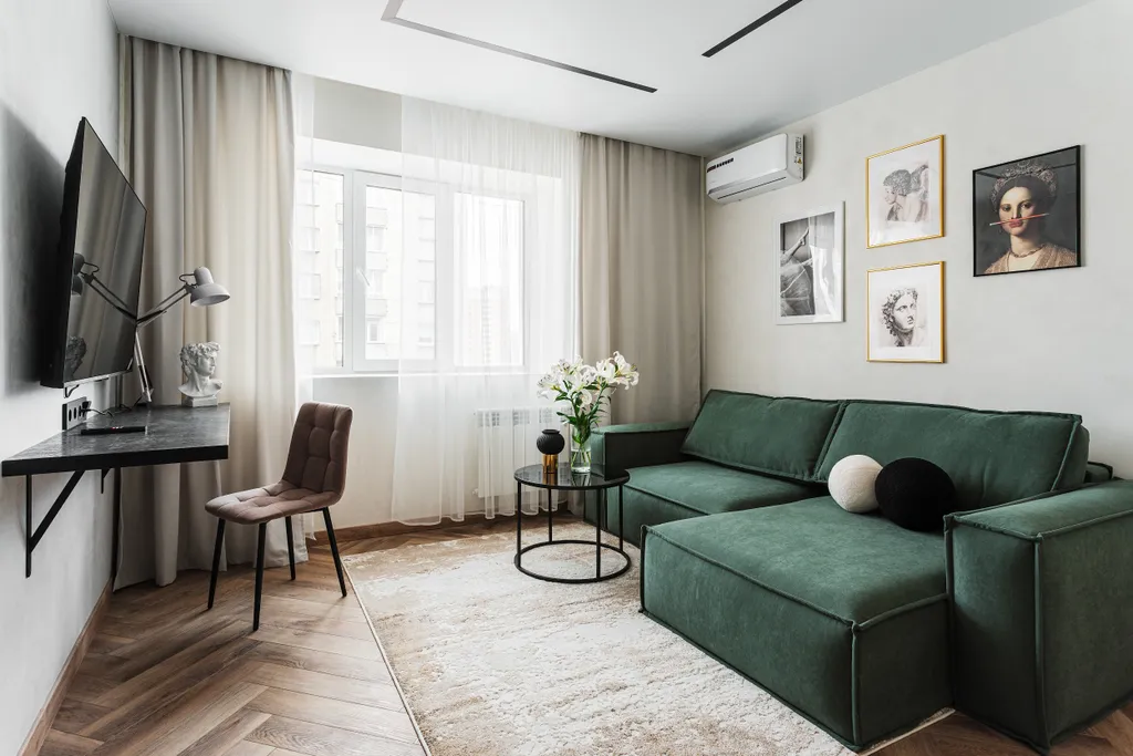 Двухкомнатные апартаменты напротив Оперного Театра с новым ремонтом