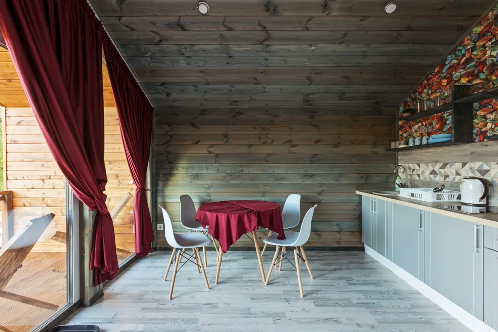 Барнхаус ЗИМА с подогреваемой купелью