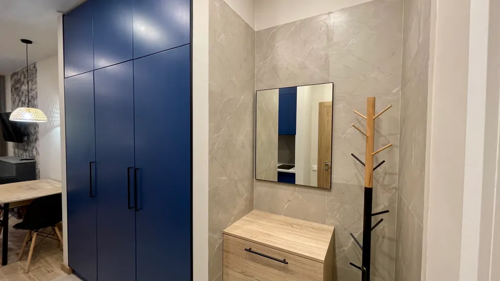 Дизайнерская видовая квартира с террасой и камином