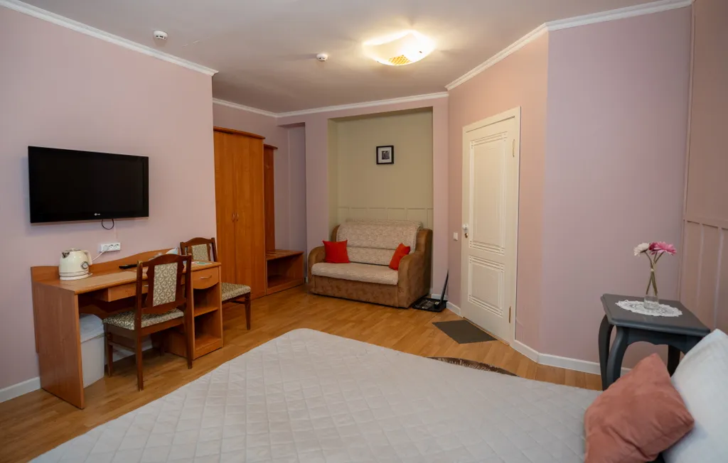 Квартира Квартира 3-местный "Семейный" с двуспальной кроватью и диваном — Ярославль