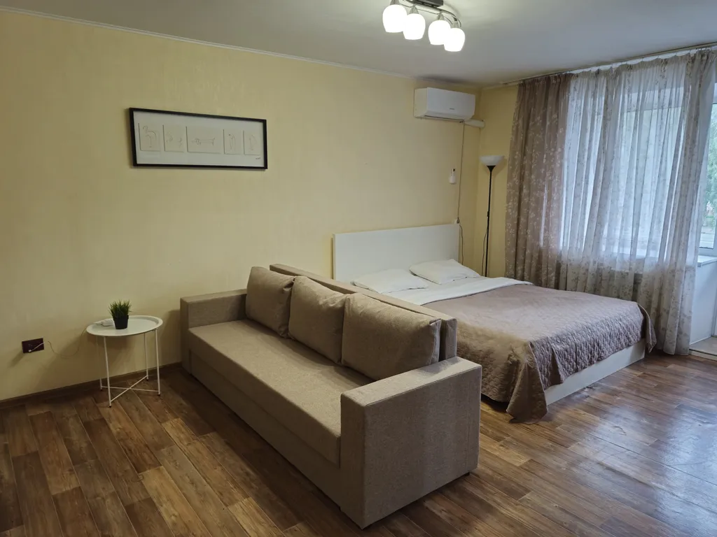 Квартира-студия в пастельных тонах на ЗАГСе