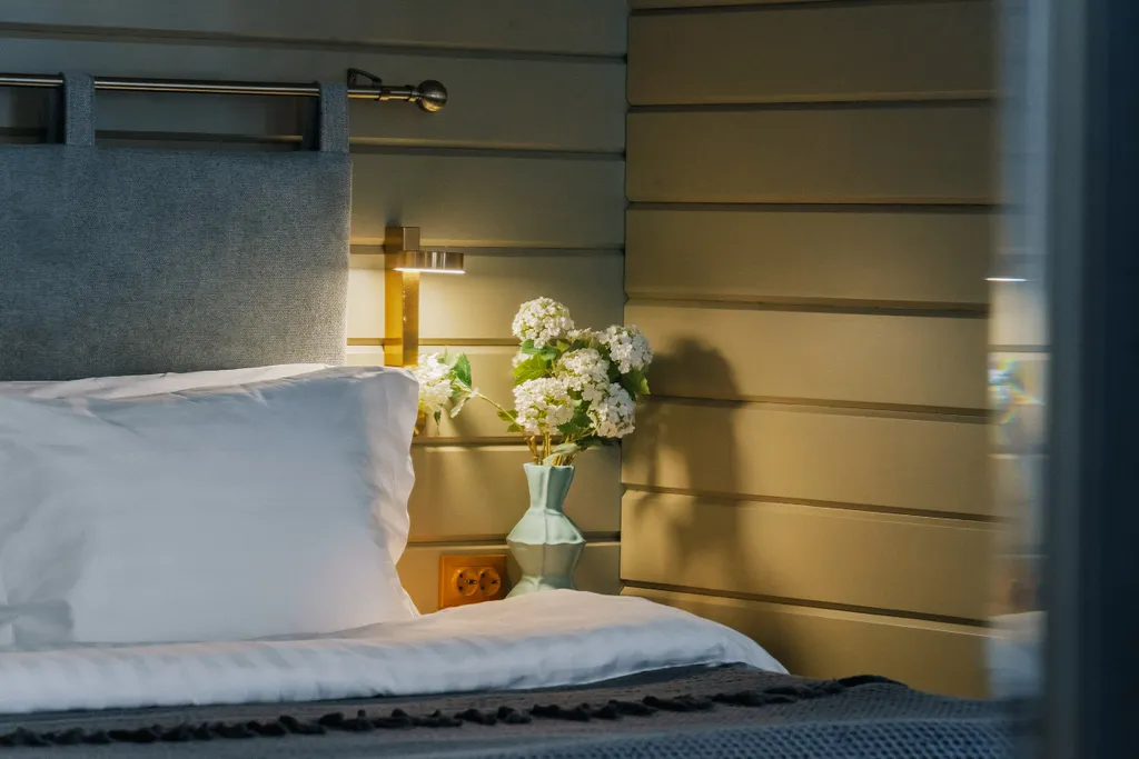 Уютный дом Слипи с видом на лес, террасой и беседкой