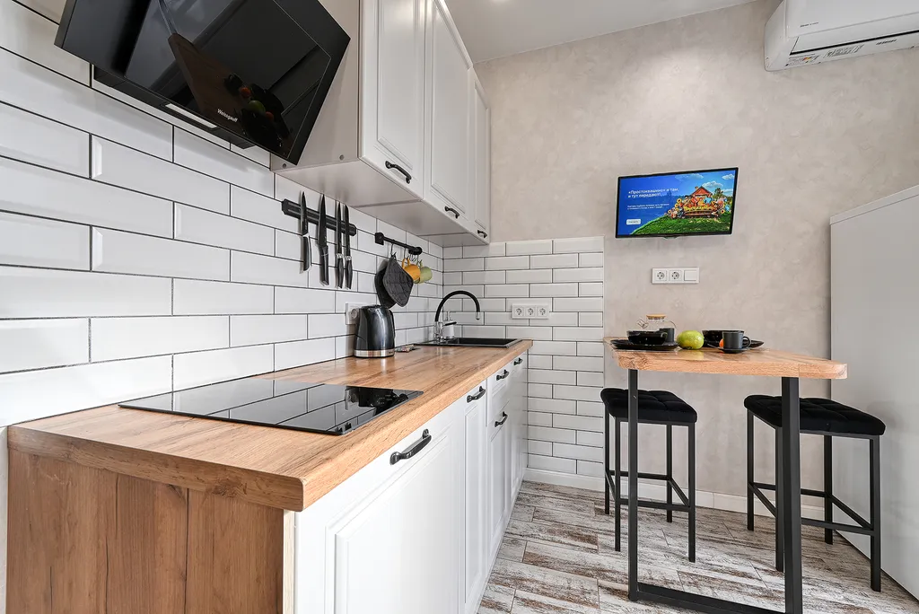 Студия с террасой и видом на горы Я на Море