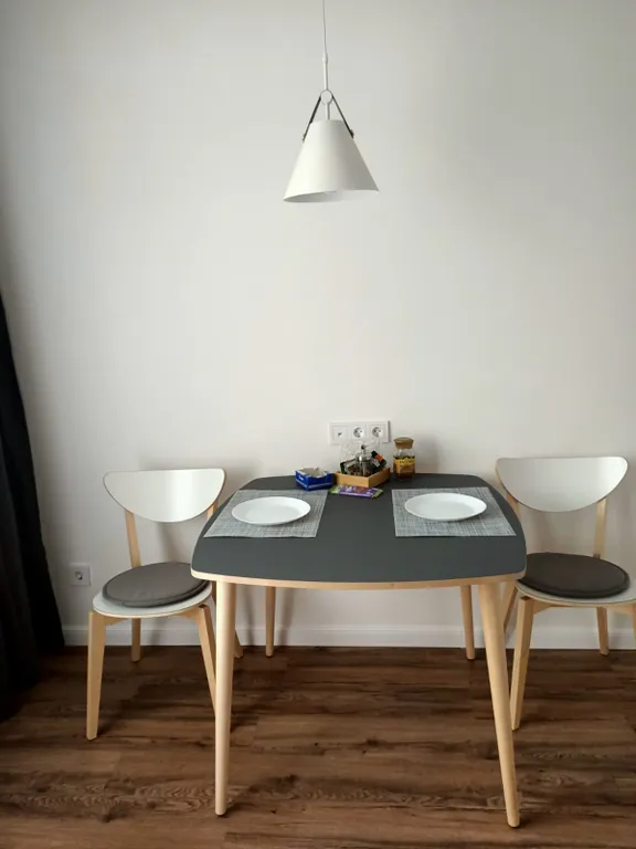 Светлая студия в скандинавском стиле