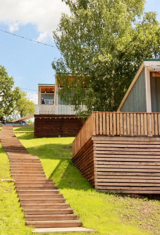 Коттедж Уютный гостевой дом с террасой на берегу озера — Кашира