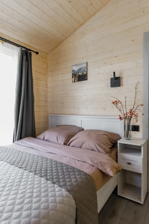 2-комнатный котедж на границе с лесом, 57м²