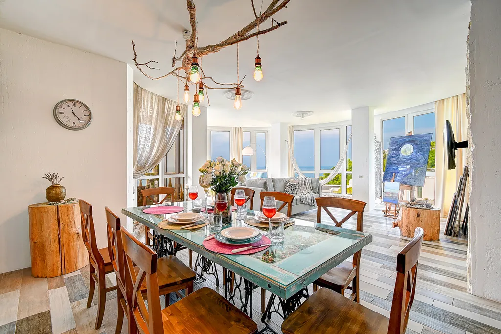 Евро 3-комнатная квартира дизайнера в 100 м от моря Я на Море