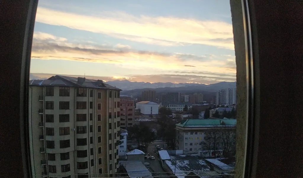 Красивый вид на горы