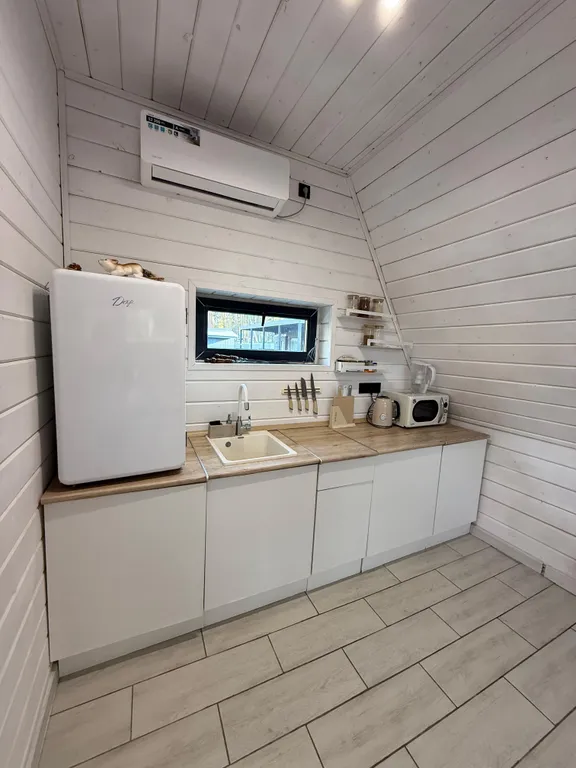 Домик в лесу с банным чаном