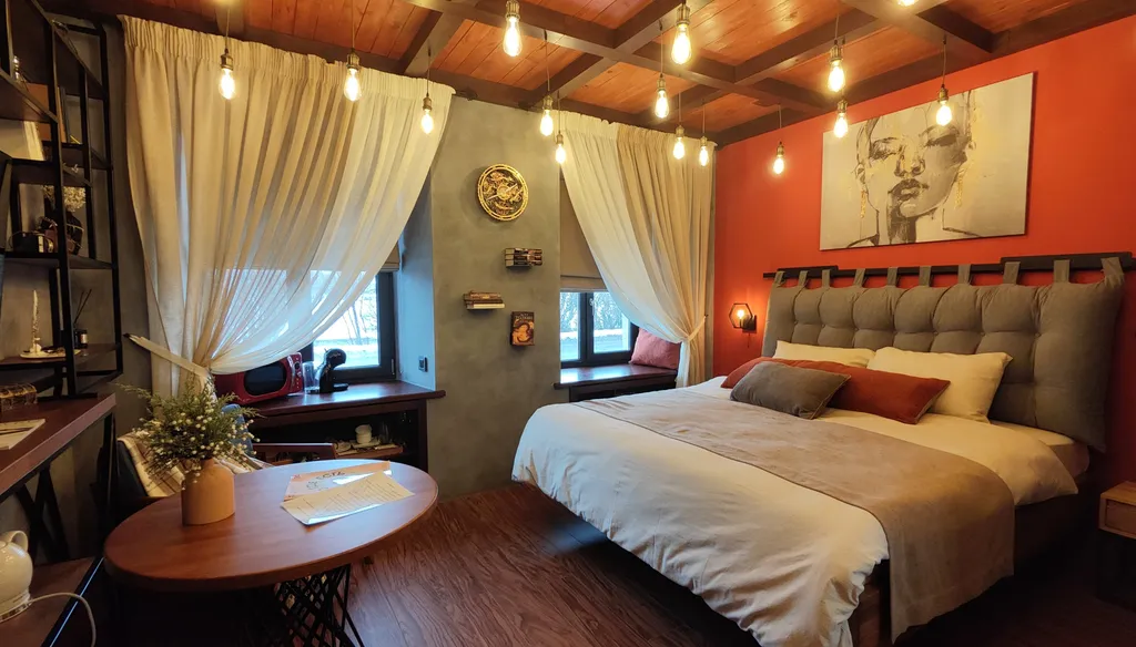 Уютная комната-студия на берегу Волги