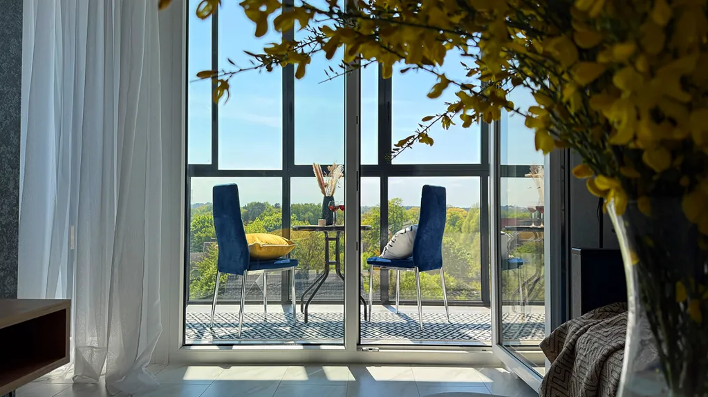 Квартира Квартира Уютная светлая студия с панорамным видом — Светлогорск