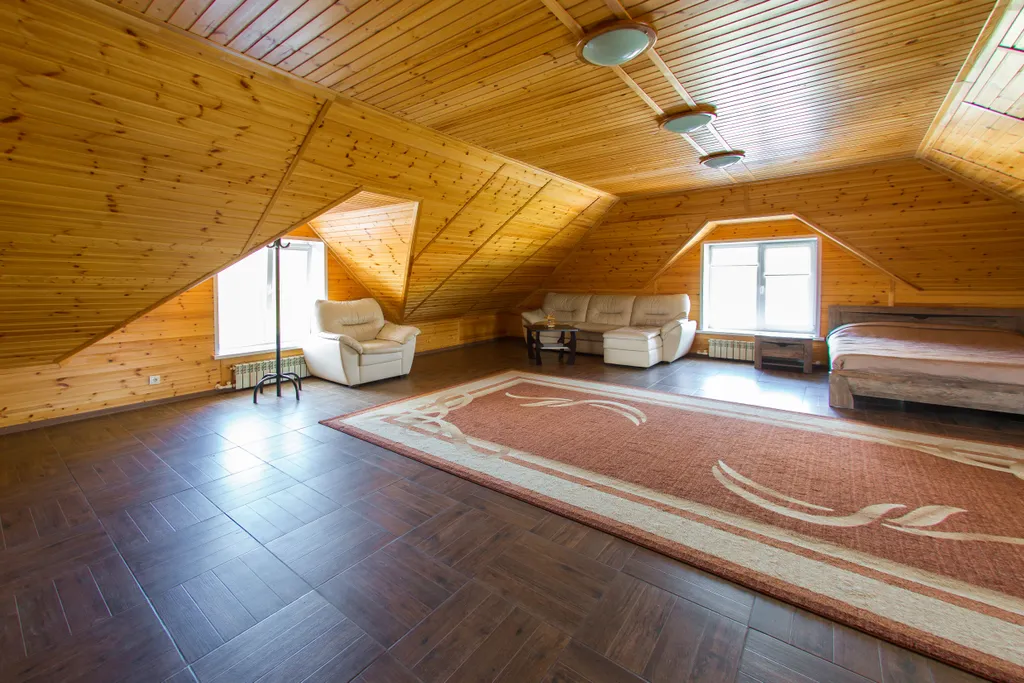 Семейный номер с двуспальной кроватью и раскладным диваном