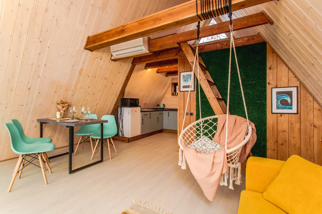 Уютный дом A-frame