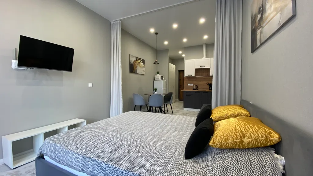 Квартира Просторная и Стильная Квартира в Жилом Комплексе «АллеяПарк» — Мамайский Перевал