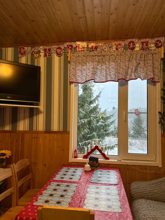 Дом в Карелии с печью-камином и видом на лес