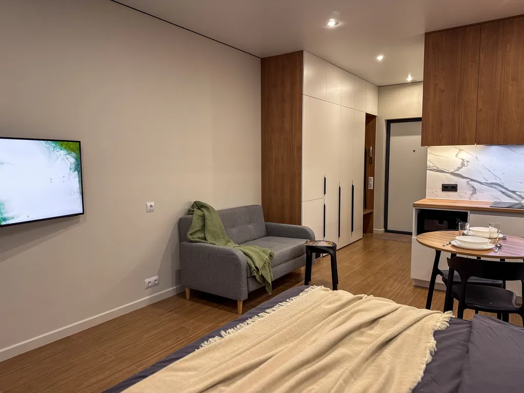 Квартира Квартира Оливия - стильная студия в ЖК Бизнес классе в 10 минутах от Аэропорта — Адлер