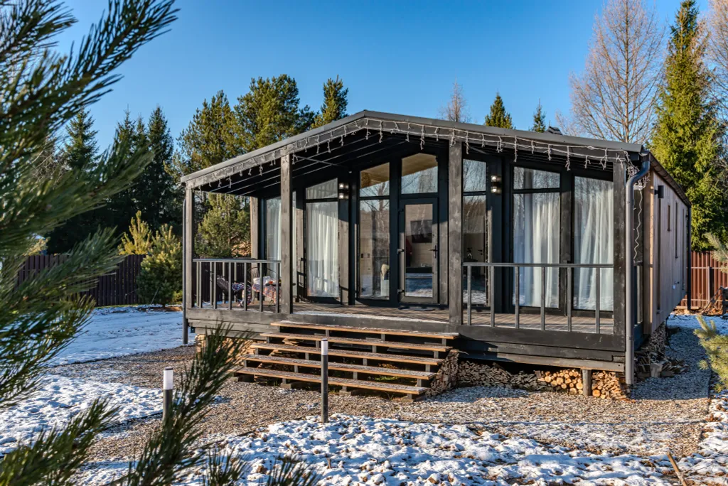 Коттедж Панорамный дом с сауной и камином — Семеновское