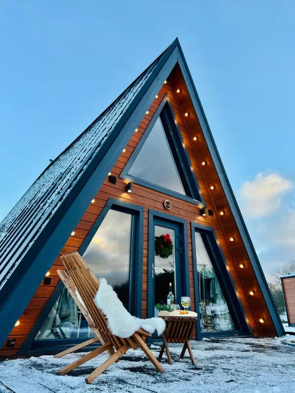 Коттедж Дом Афрейм светлый с подогреваемой купелью Лисичкино — Микли