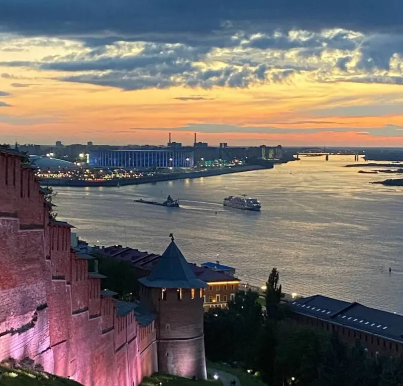 Квартира Квартира Центр, лучшие виды города, сердце столицы закатов, 1 линия набережной — Нижний Новгород