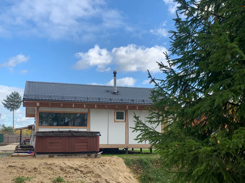 Коттедж Дом с баней в глемпинге Байкал — Павловский Посад