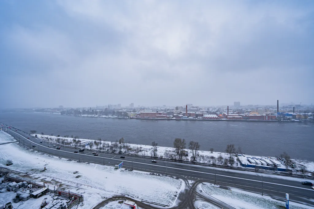 Квартира Уютная квартира-евродвушка с видом на Неву — Санкт-Петербург