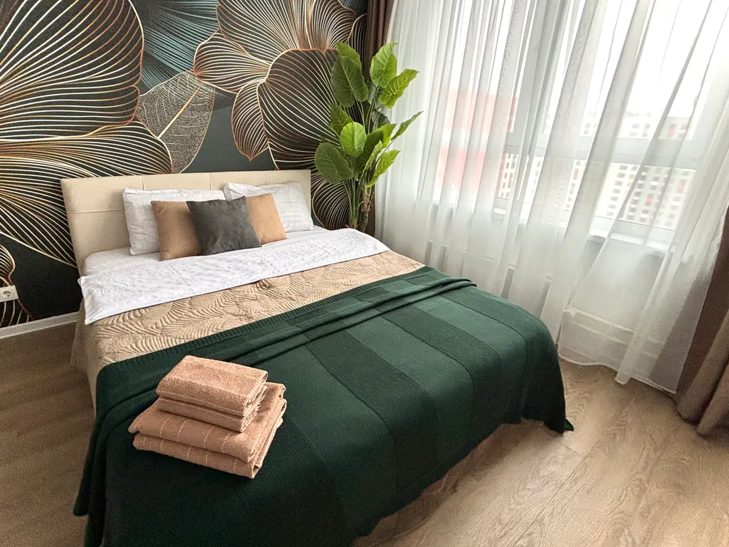 Квартира Квартира Стильная евродвушка у аквапарка — Ярославль