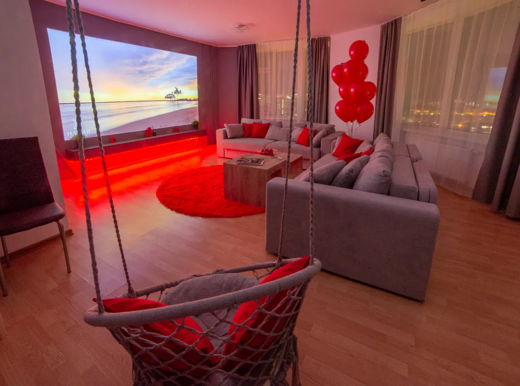 Бордовый закат в Чемпион-парк