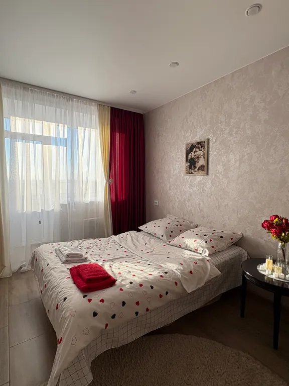 Уютная квартира с прекрасным видом на город и Каму