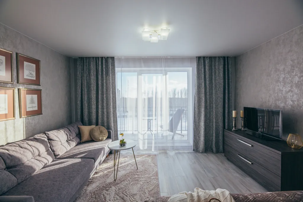 Апартаменты у парка с балконом, 10 мин до моря