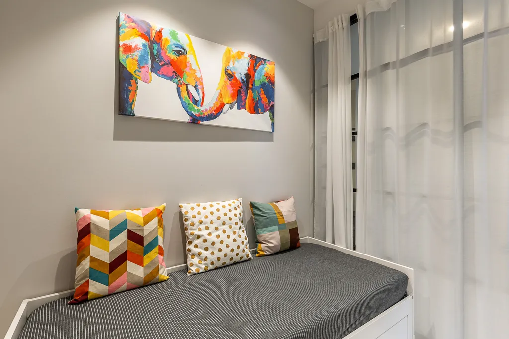 Квартира с 2 спальнями с балконом