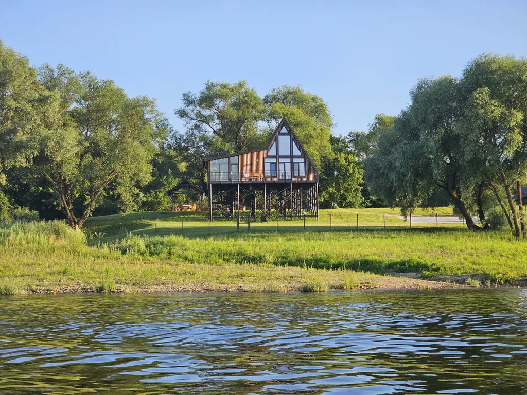 A-Frame в Подмосковье на берегу Оки