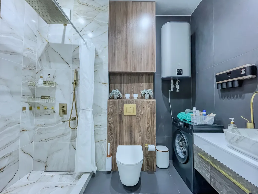 Стильная квартира с кроватью king-size