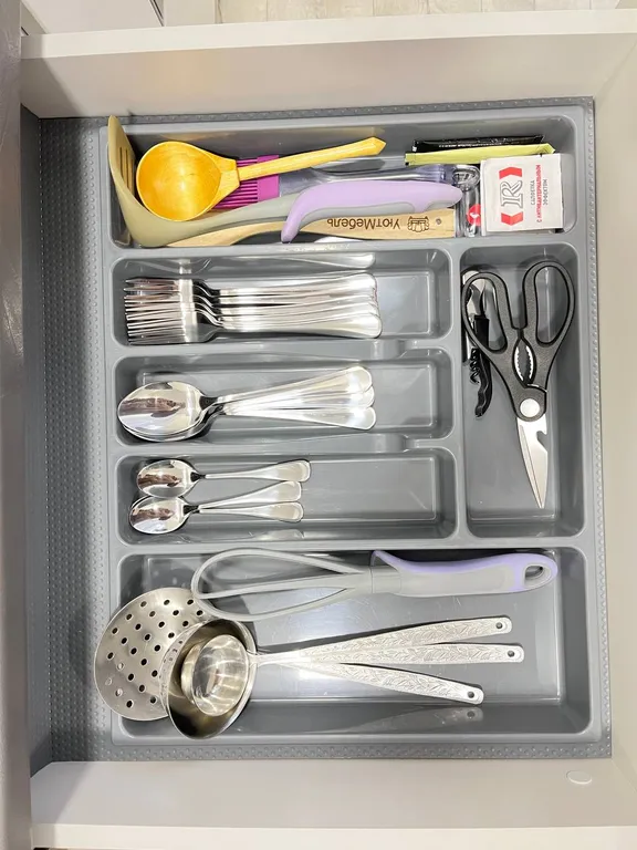 Теплая светлая квартира для 4 гостей в современном ЖК