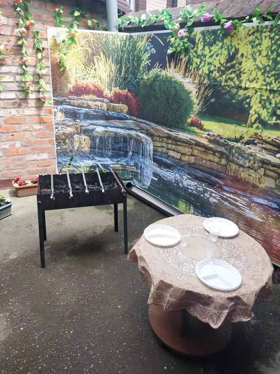 Частный дом с мангалом в центре города