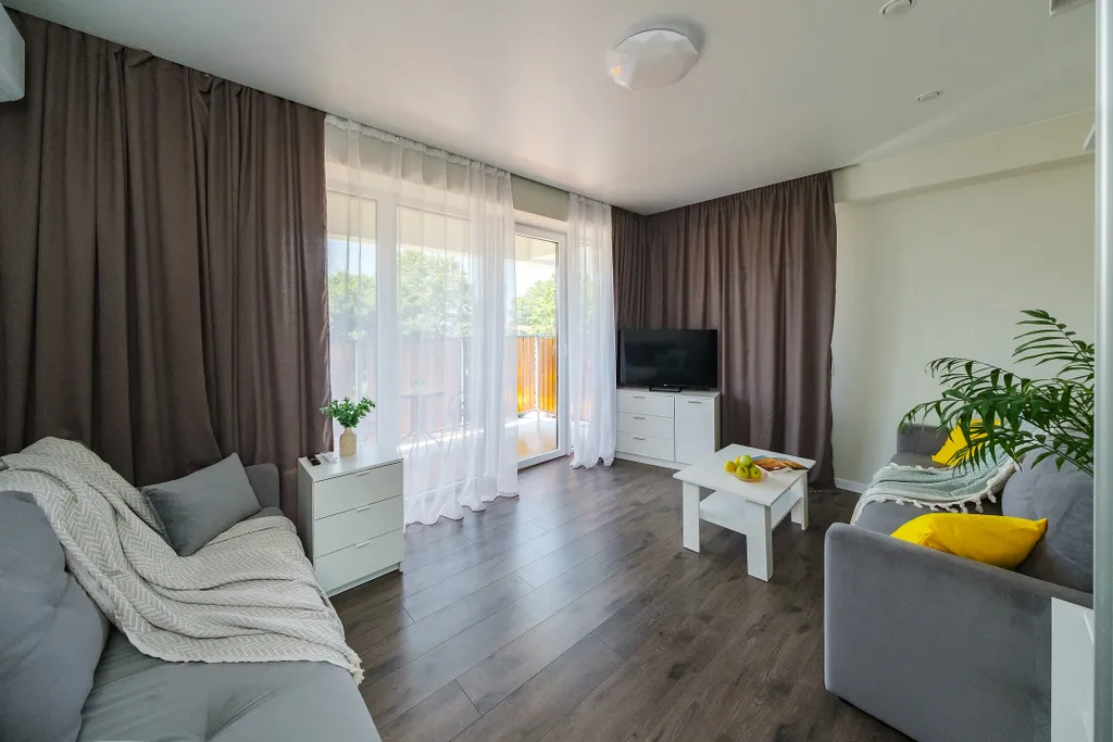 Просторная квартира на берегу моря