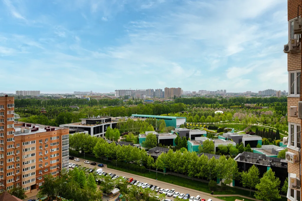 Квартира Квартира Красивый вид с балкона на первой линии — Краснодар