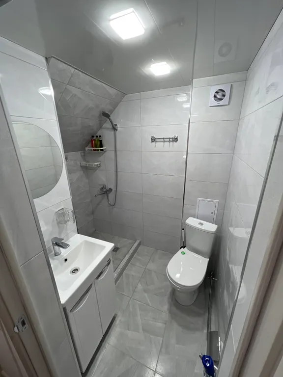 Апартаменты на берегу Каспийского моря с видом на горы